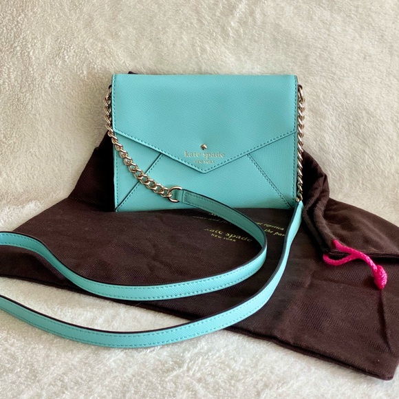 kate spade Handbags - Kate Spade Tiffany Blue Cedar Street Monday